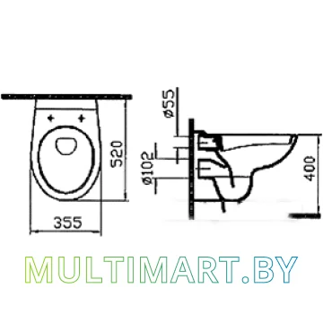 Унитаз Vitra Normus 9773B003-7200 картинка 6